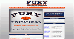 Desktop Screenshot of furybasketball.org