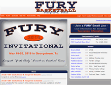 Tablet Screenshot of furybasketball.org